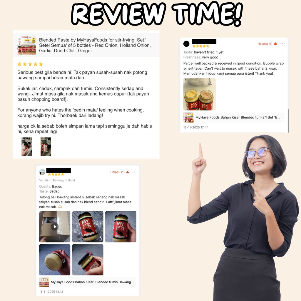 6.6 DEALS BUY 1 FREE 1 MyHaya Foods Bahan Kisar Paste and Chopped